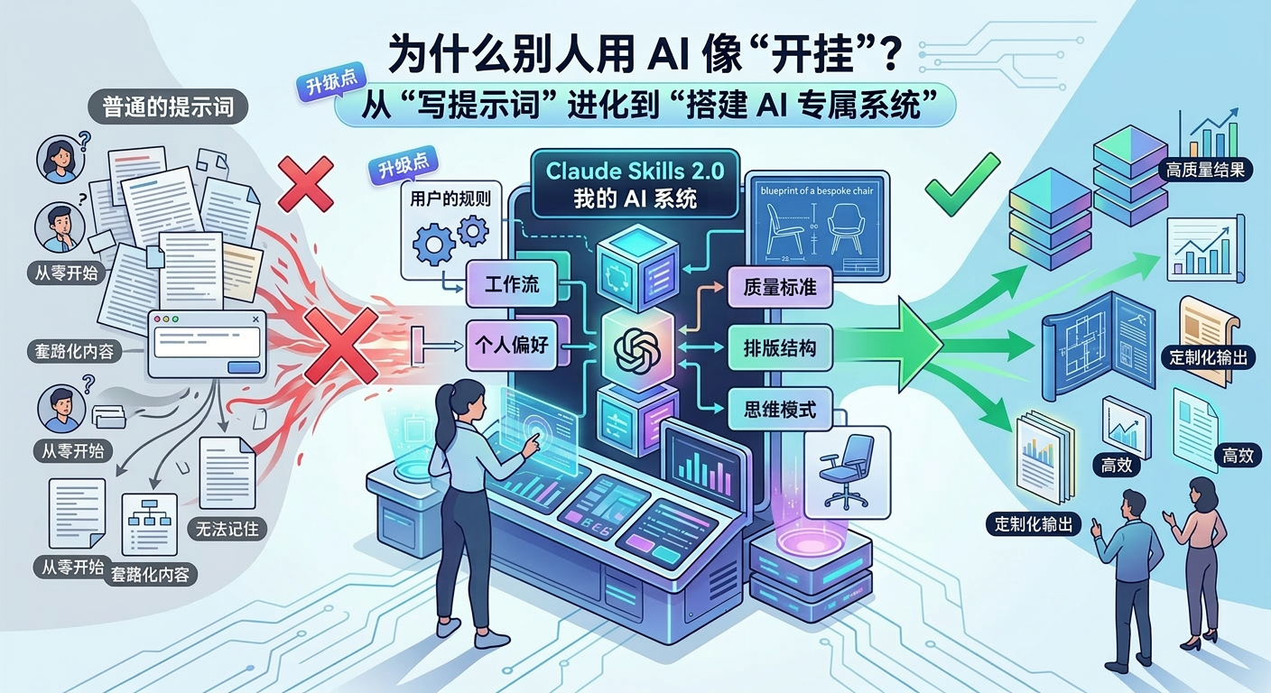 为什么别人用AI像“开挂”？一文读懂 Claude Skills 2.0 的颠覆性变革