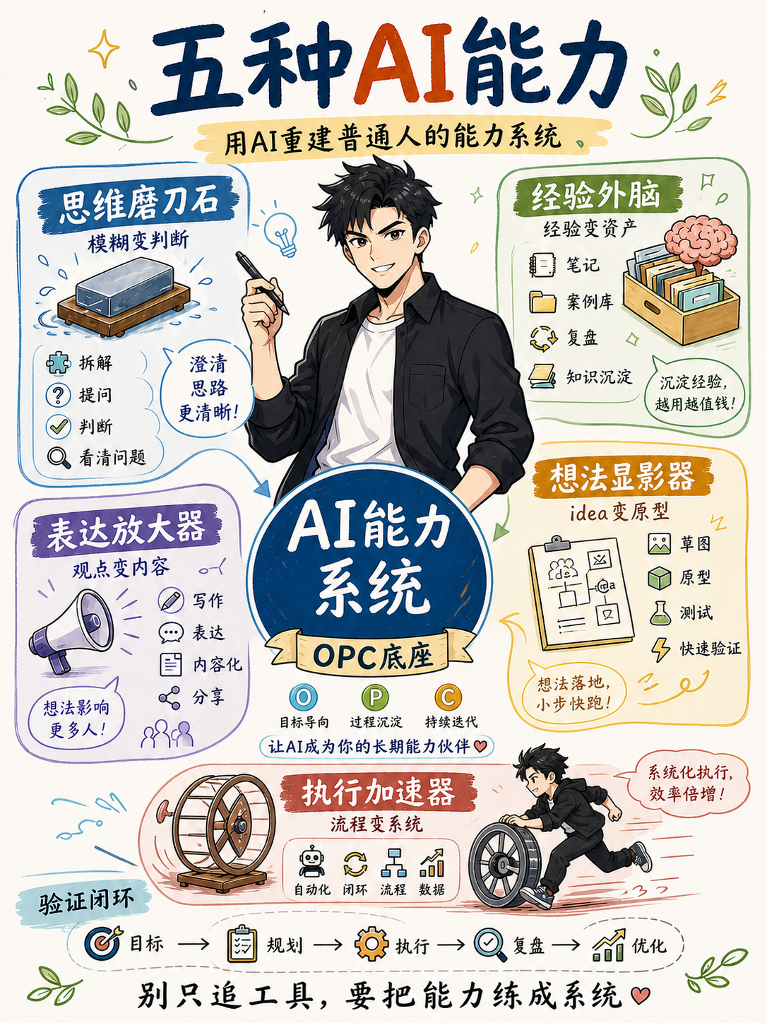 告别“工具焦虑”：掌握5大AI核心能力实现AI逆袭  