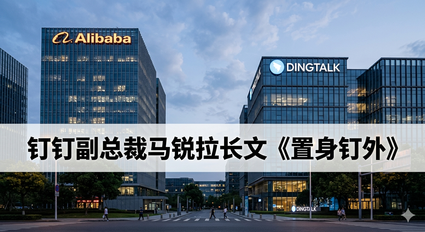 置身钉外--钉钉副总裁马锐拉离职长文